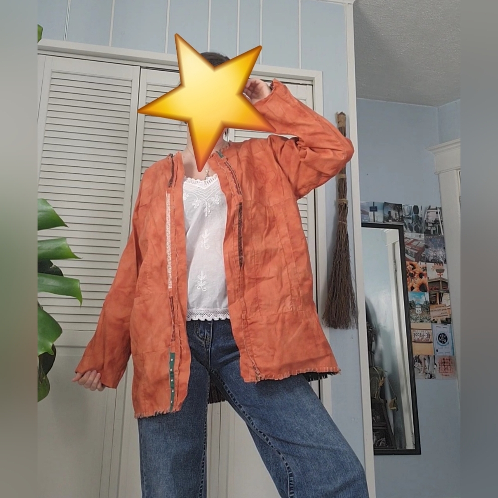 Oversized Patchwork Jacket (Reversable) - image 7